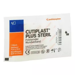 CUTIPLAST Plus sterilni zavoj 5x7 cm, 1 kom