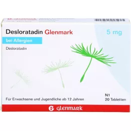 DESLORATADIN Glenmark 5 mg tablete, 20 kom