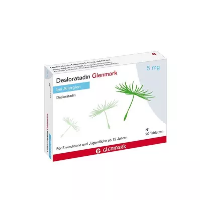 Desloratadine Glenmark 5 mg tablete, 20 kom Desloratadine Glenmark 5 mg tablete, 20 kom