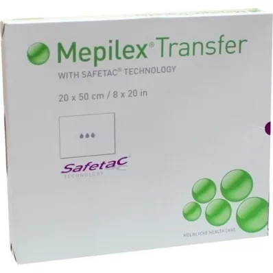 MEPILEX Transfer pjenasti zavoj 20x50 cm sterilan, 4 kom