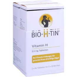 BIO-H-TIN Vitamin H 2,5 mg za 2x12 tjedana tableta, 2x84 kom