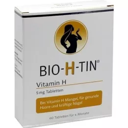 BIO-H-TIN Vitamin H 5 mg za 4 mjeseca tablete, 60 kom
