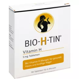 BIO-H-TIN Vitamin H 5 mg za 6 mjeseci tablete, 90 kom