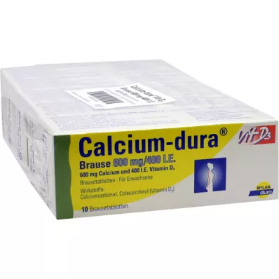 CALCIUM DURA Vit D3 šumeći 600 mg/400 I.U., 50 kom