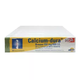 CALCIUM DURA Vit D3 šumeći 600 mg/400 I.U., 120 kom