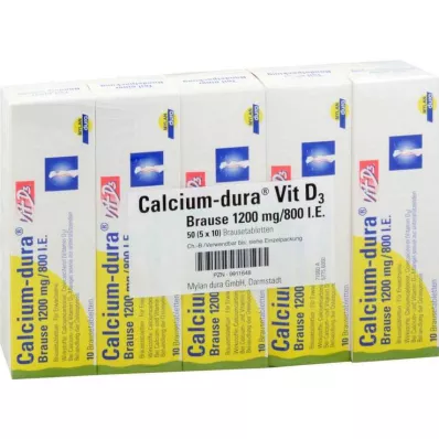 Calcium Dura Vit D3 šumeći 1200 mg / 800 IU, 50 kom Calcium Dura Vit D3 šumeći 1200 mg / 800 IU, 50 kom