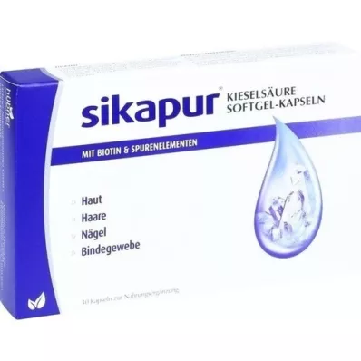 SIKAPUR Silikatne meke kapsule s biotinom, 30 kom