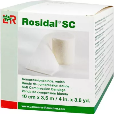 Rosidal SC kompresijski zavoj meki 10cmx3,5m, 1 kom