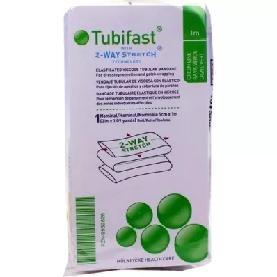 TUBIFAST 2-Way Stretch 5 cmx1 m zelena, 1 kom