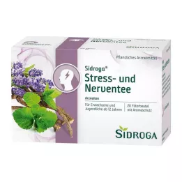 SIDROGA Čaj za stres i živce filter vrećica, 20X2,0 g