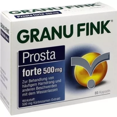 GRANU FINK Prosta forte 500 mg tvrde kapsule, 80 kom