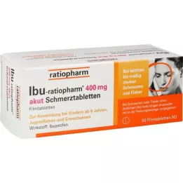 IBU-RATIOPHARM 400 mg tableta protiv akutne boli film tableta, 50 kom