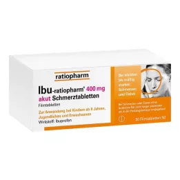 IBU-RATIOPHARM 400 mg tableta protiv akutne boli film tableta, 50 kom