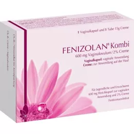 FENIZOLAN Combi 600 mg Vaginalovulum + 2% krema, 1 str