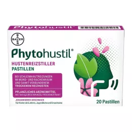 PHYTOHUSTIL Pastile za suzbijanje kašlja, 20 kom