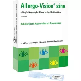 ALLERGO-VISION sin 0,25 mg/ml AT u jednodoznom spremniku, 10X0,4 ml