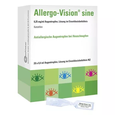 ALLERGO-VISION sine 0,25 mg/ml AT u jednodoznom spremniku, 20X0,4 ml