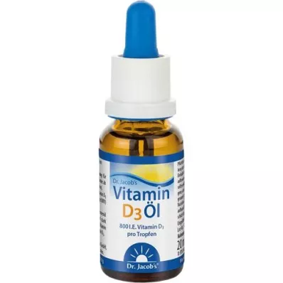 VITAMIN D3 ÖL Dr.Jacobove kapi, 20 ml