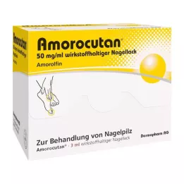 AMOROCUTAN 50 mg/ml aktivni lak za nokte, 3 ml