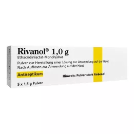 RIVANOL 1,0 g praha, 5 kom