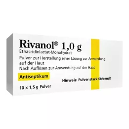 RIVANOL 1,0 g praha, 10 kom