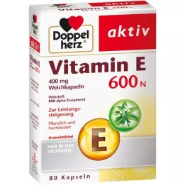 DOPPELHERZ Vitamin E 600 N meke kapsule, 80 kom