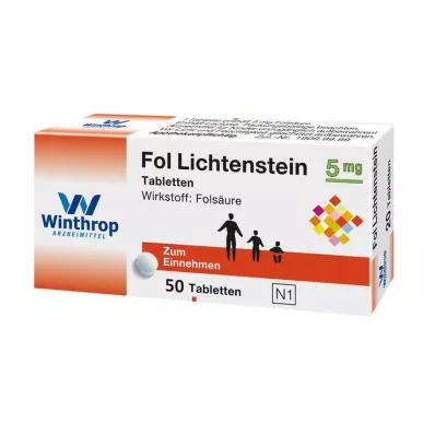 Fol Lichtenstein 5 mg tablete, 50 kom