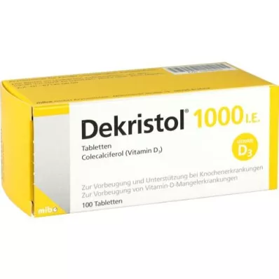 DEKRISTOL 1.000 IU tablete, 100 kom