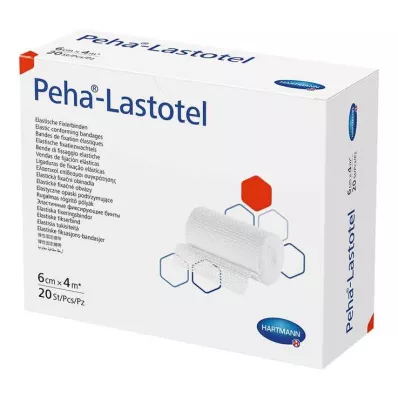 Peha-Lastotel fiksirajući zavoj 6 cm x 4 m, 20 kom
