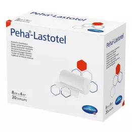 PEHA-LASTOTEL Fiksirajući zavoj 8 cmx4 m, 20 kom