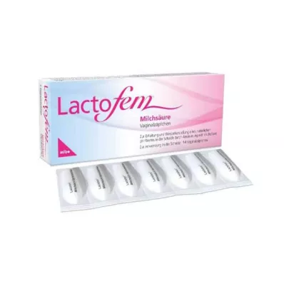 Lactofem vaginalni čepići mliječne kiseline, 14 kom Lactofem vaginalni čepići mliječne kiseline, 14 kom