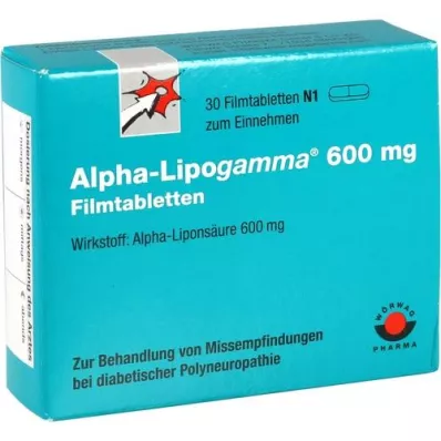 ALPHA-LIPOGAMMA 600 mg filmom obložene tablete, 30 kom