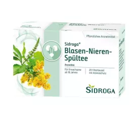 SIDROGA Filter vrećica čaja za ispiranje mjehura i bubrega, 20X2,0 g