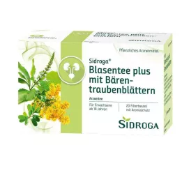 SIDROGA Bubble tea plus s listovima medvjetke, 20X2,0 g