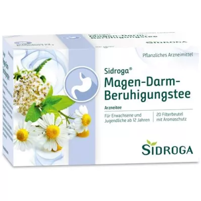 SIDROGA Filter vrećica čaja za umirenje gastrointestinalnog trakta, 20X2,0 g