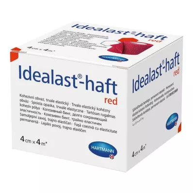 IDEALAST-zavoj u boji za dršku 4 cm x 4 m crveni, 1 kom