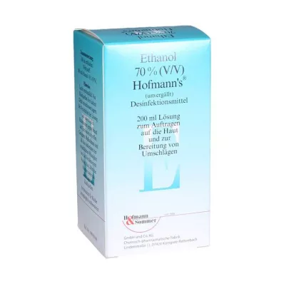 Etanol 70% V/V Hofmann`s, 200 ml
