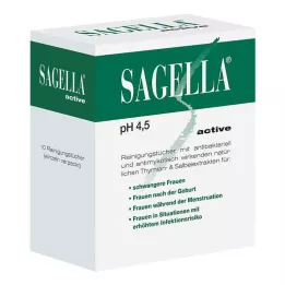 SAGELLA aktivne maramice za čišćenje, 10 kom