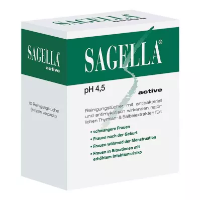 SAGELLA aktivne maramice za čišćenje, 10 kom