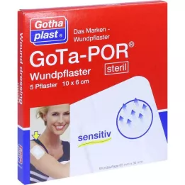 GOTA-POR Flaster za rane sterilni 60x100 mm, 5 kom