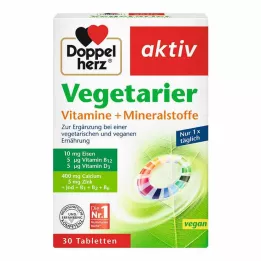 DOPPELHERZ Vegetarijanski vitamini + aktivni minerali, 30 kom