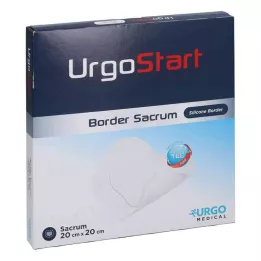 URGOSTART Border Sacrum 20x20 cm pjenasta obloga za rane, 5 kom