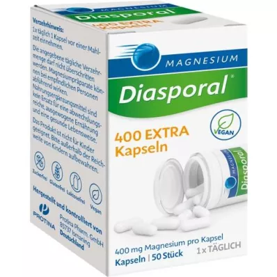 MAGNESIUM DIASPORAL 400 dodatnih kapsula, 50 komada