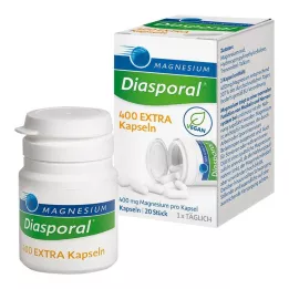 MAGNESIUM DIASPORAL 400 dodatnih kapsula, 20 kom