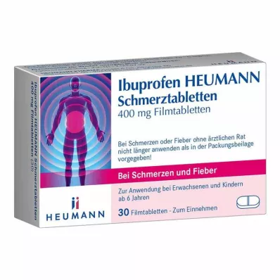 Ibuprofen HEUMANN lijekovi protiv bolova 400 mg, 30 kom Ibuprofen HEUMANN lijekovi protiv bolova 400 mg, 30 kom