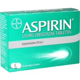 ASPIRIN 500 mg obložene tablete, 20 kom