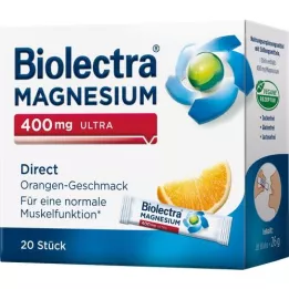 BIOLECTRA Magnezij 400 mg ultra direct narančasta, 20 kom
