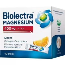 BIOLECTRA Magnezij 400 mg ultra direct narančasta, 40 kom