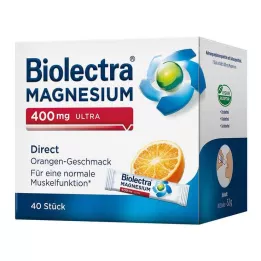 BIOLECTRA Magnezij 400 mg ultra direct narančasta, 40 kom