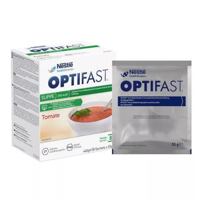 Optifast domaća juha paradajz u prahu, 8X55 g